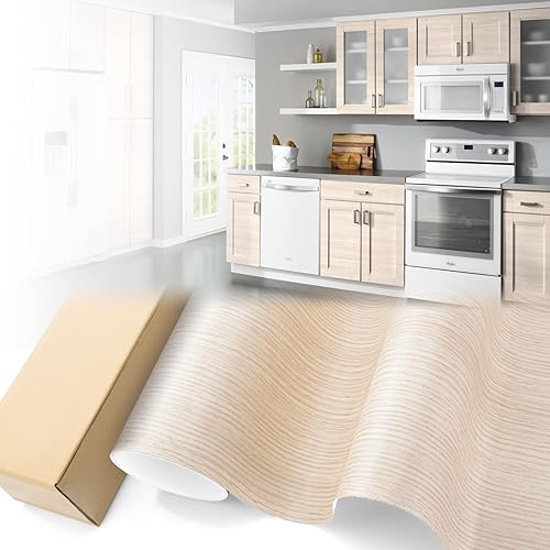 EZAUTOWRAP 1510 - Calcomanía de madera de teca con diseño de vid para muebles de automóvil, 3 mililes, 4 x 8 pulgadas (3.9 x 7.9 in) muestra