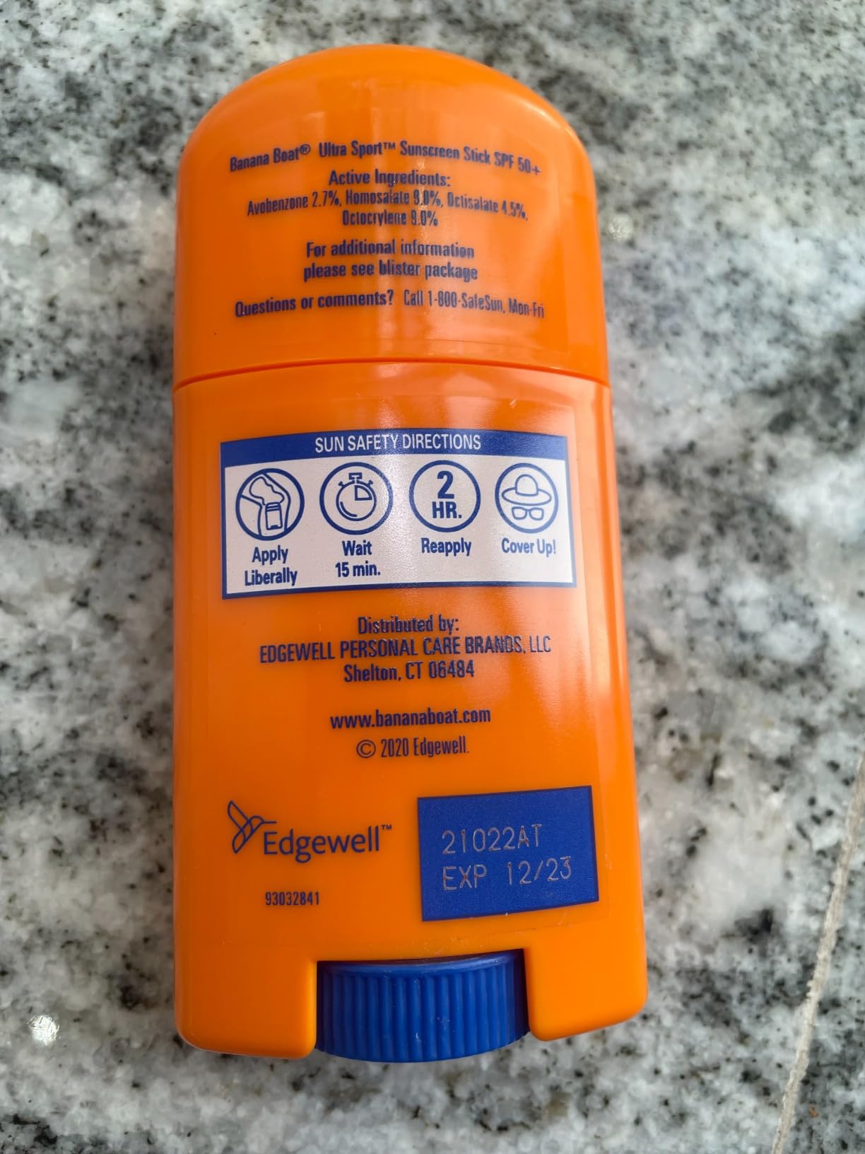 Banana Boat Sport Ultra Sunscreen Stick SPF 50, 1.5oz | Travel Size Sunscreen, Mini SPF Stick Sunblock, Oxybenzone Free, 1.5oz