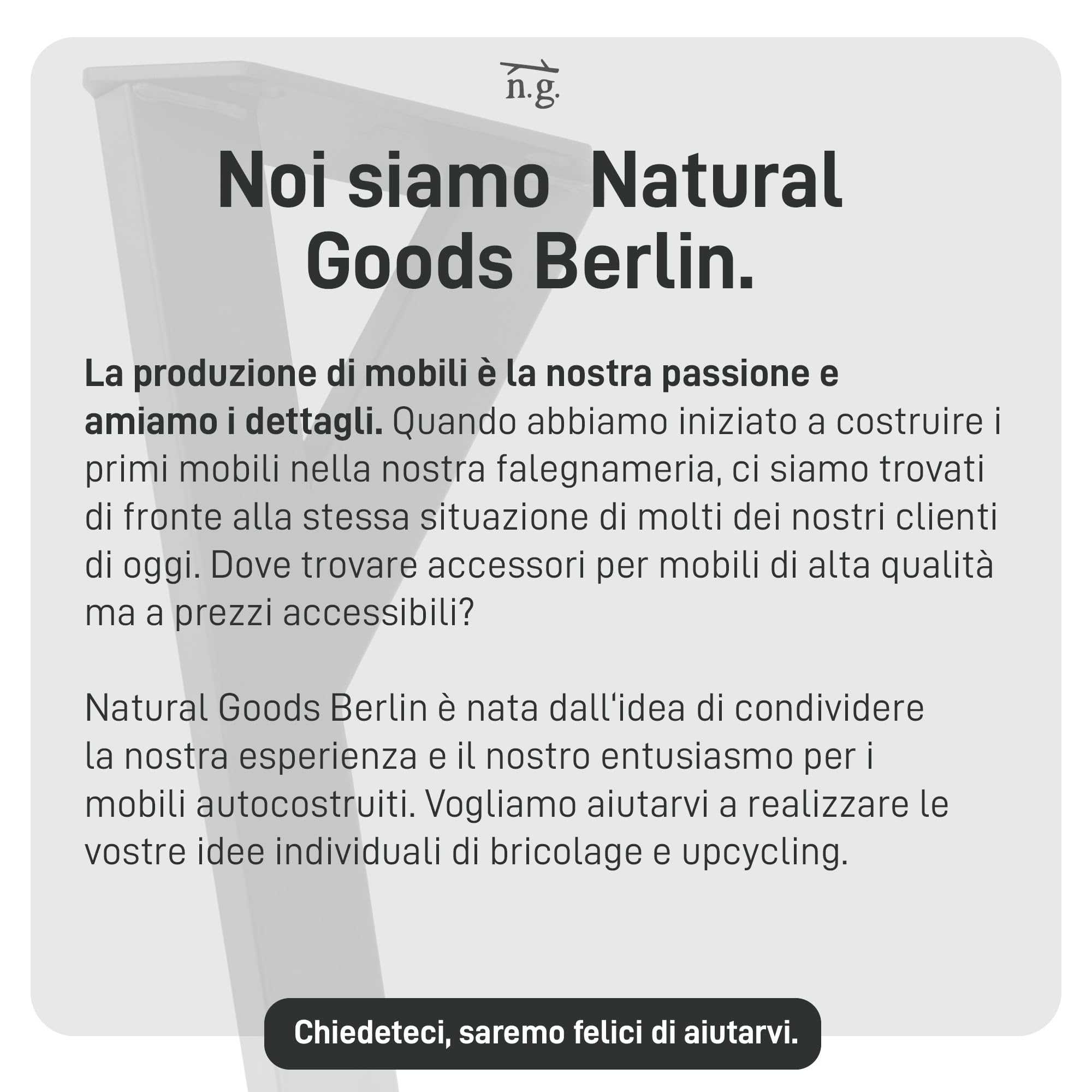 Natural Goods Berlin Set di 4 gambe per tavolo Y Legs (Nero, 72 cm) - Gambe per mobili in metallo a forma di Y per il tuo prossimo progetto DIY - Struttura da tavolo a capacità di carico elevata per