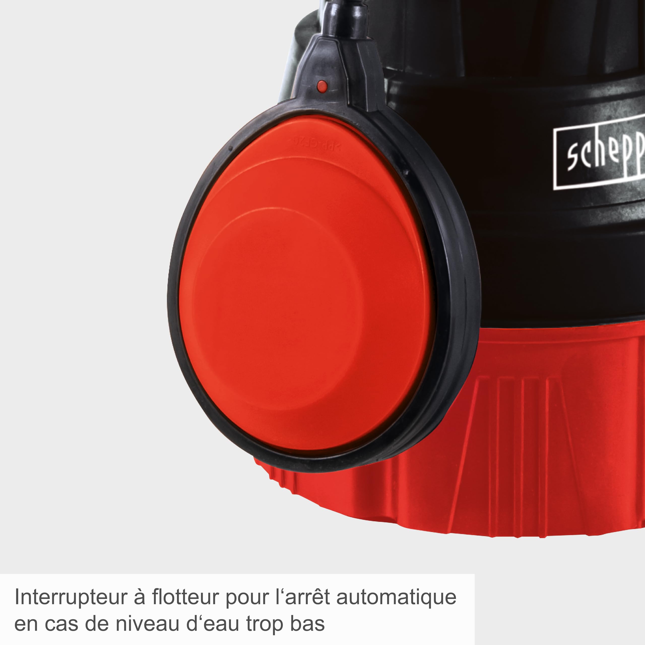 Scheppach Pompe immergée 2 en 1 et collecteur d'eau de pluie RBP350-350W - 5500 L/h - hauteur d'aspiration max 11 m - 35°C max - immersion à 7 m - pression de pompage 1,1 bar