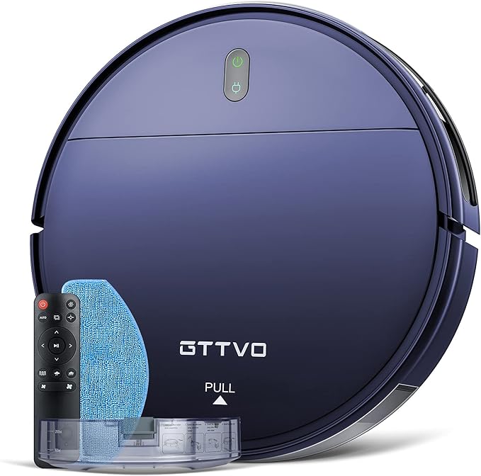 Robot Vacuum and Mop, Robotic Vacuum Cleaner, 2 in 1