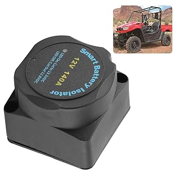 Generic Dual Battery Smart Isolator, Voltage Sensitive Relay Water Resistant for Boats'