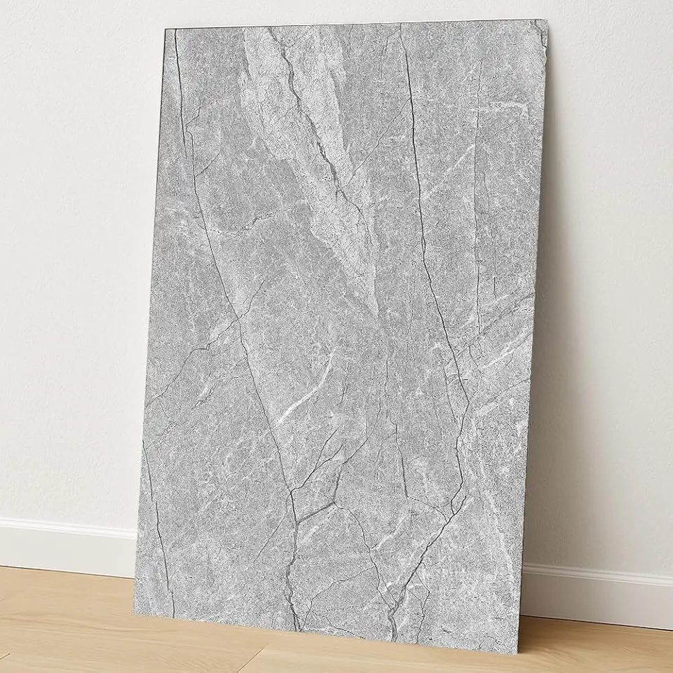 Porcelanato Cimento - Design Moderno e Alta Resistência - 60x90 cm Material Premium Durável - para Pisos e Paredes (Cimento Queimado 02)