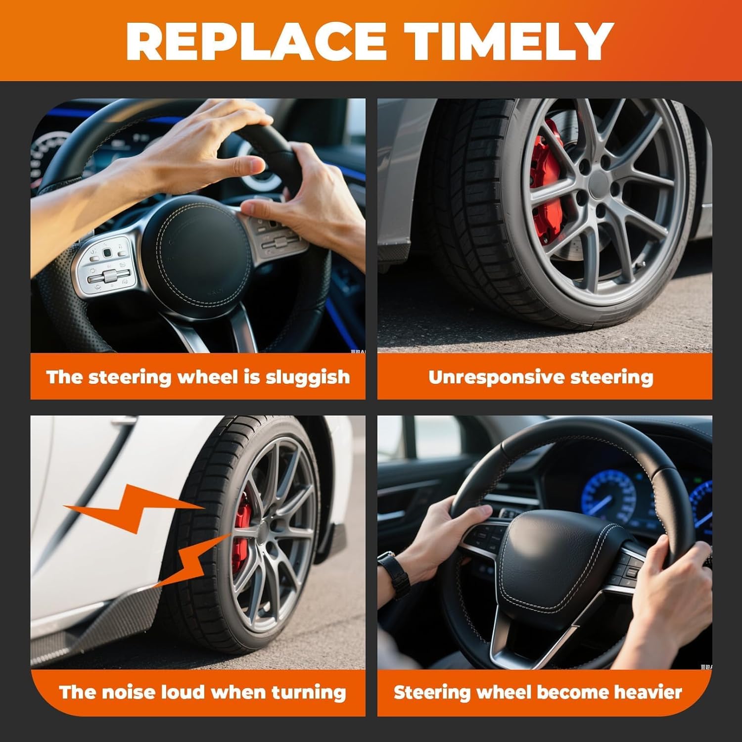 EG2132600A Power Steering Pump w/Pulley&Reservoir Compatible with CX-7 L4 2.3L 2.5L 2007 2008 2009 2010 2011 2012 BGJ6E-32-600B EG2132650C EG21-32-600A BGJ6E32600B