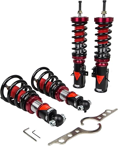 Godspeed MMX3600 MAXX - Kit de bajada de suspensión de bobinas y bobinas, 40 niveles de amortiguación, totalmente ajustable