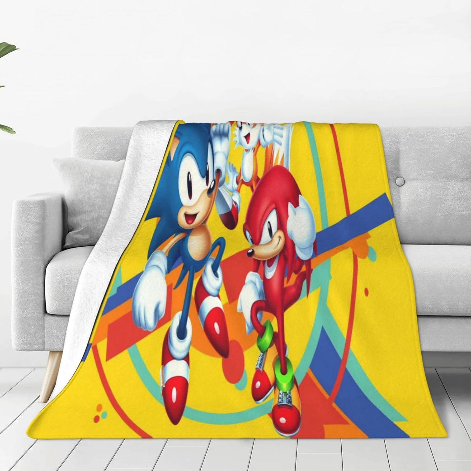 ALJODI Children's Fleece Blanket, Throw Blanket, Thin Blankets for Sofa