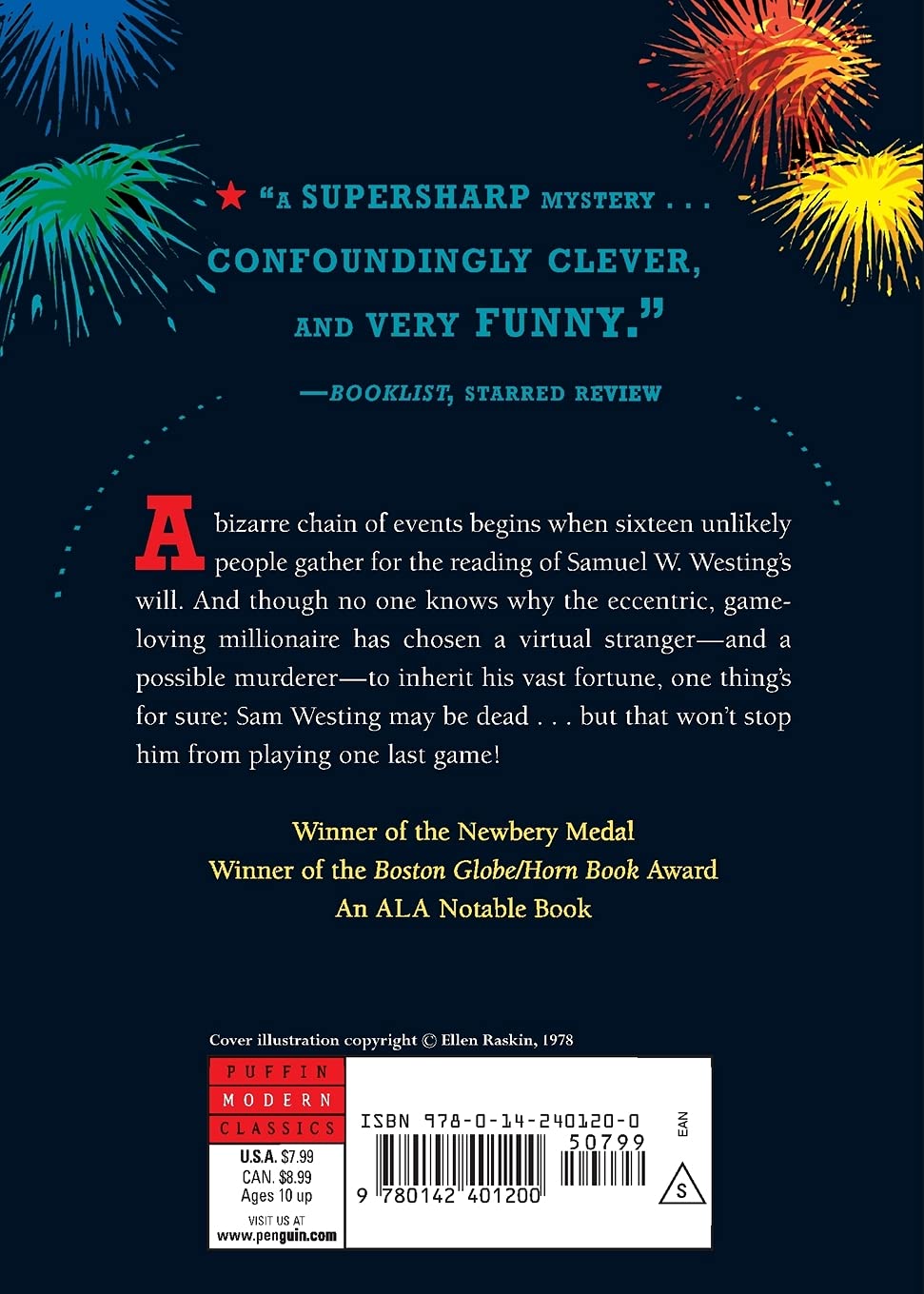 The Westing Game (Puffin Modern Classics) : Raskin, Ellen: Amazon.de: Bücher