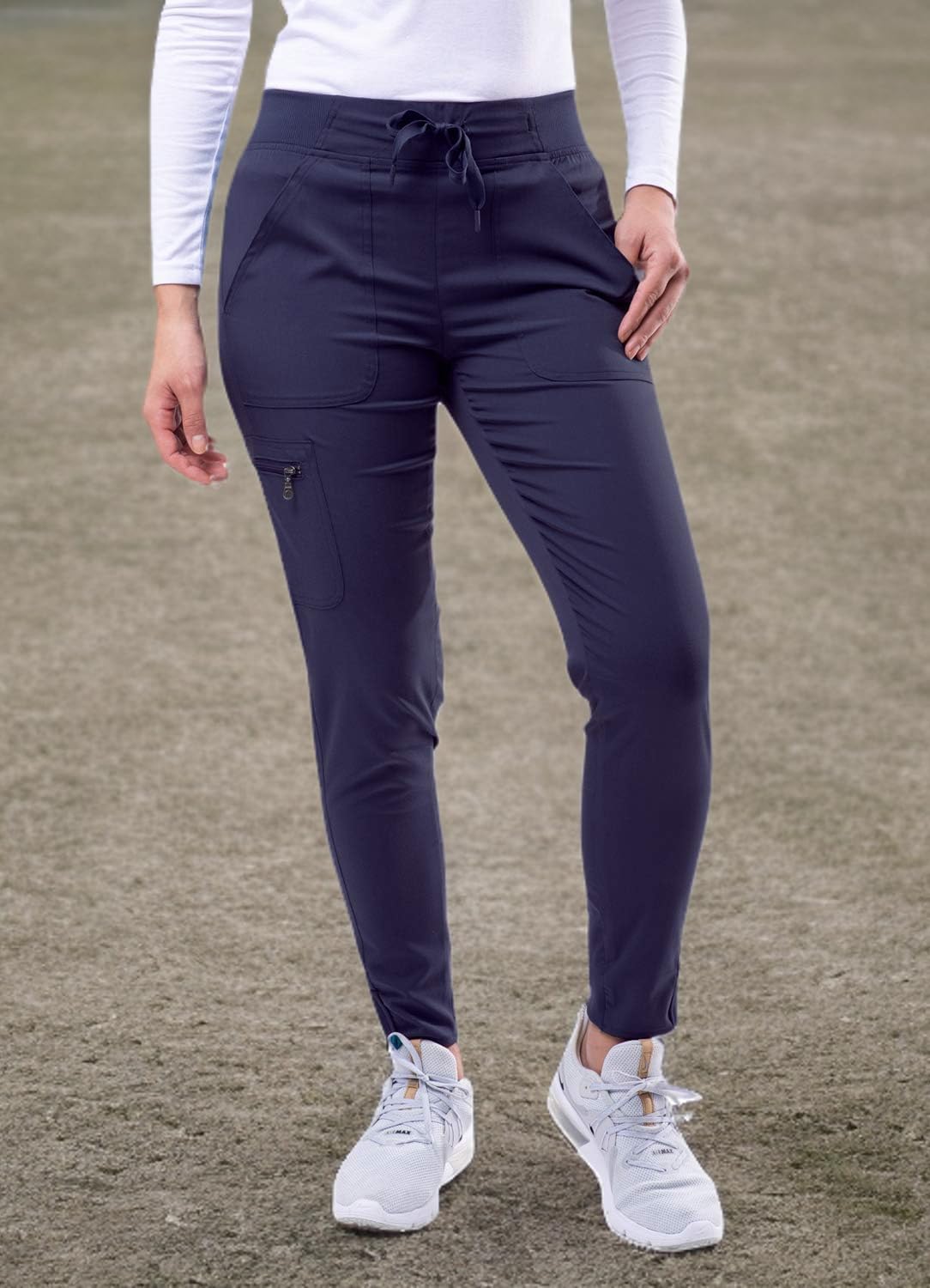 Adar Pro Scrubs for Women - Ultimate Yoga Jogger Scrub Pants - Image 8