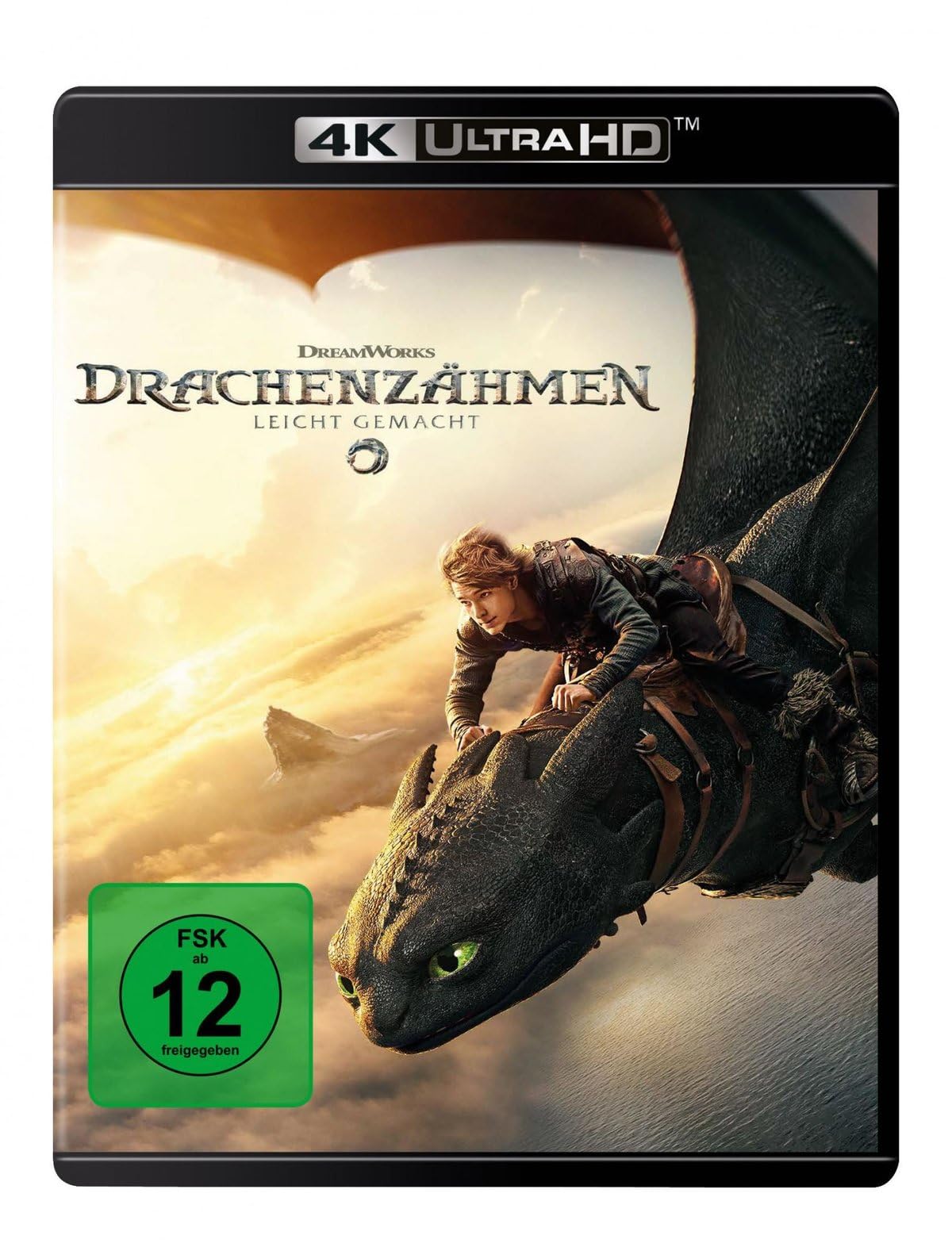 Drachenzähmen Poster 61x91,5cm - Hicks Und Toothless Live Action Movie Wandbild