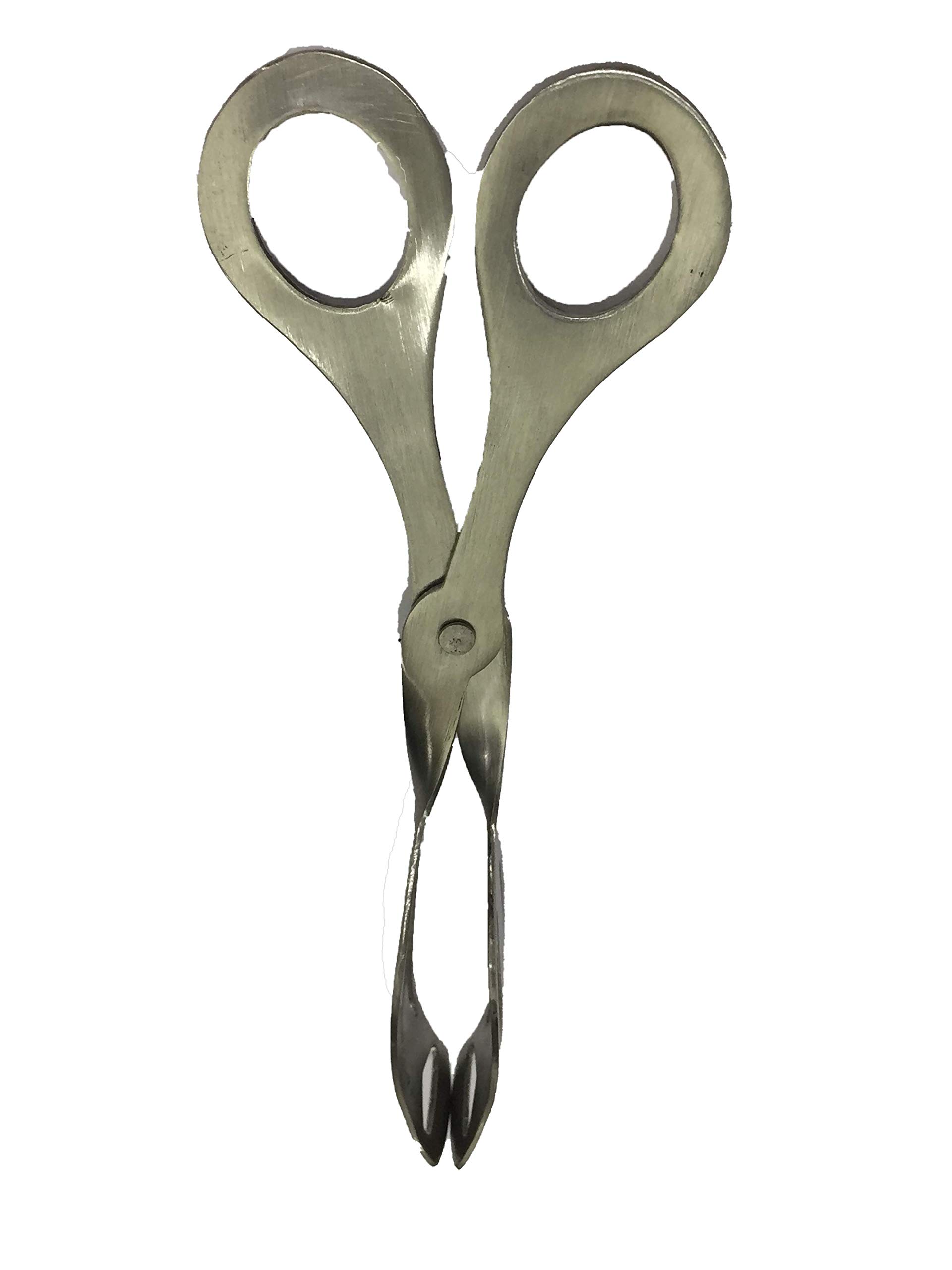 KMW Tong (Cake Tong Small 7.3/4".) - (2 pcs Set), Steel, Medium 4