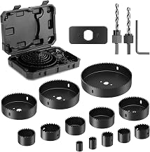 HYCHIKA BETTER TOOLS FOR BETTER LIFE Delik Testere Seti, 13 Testere Bıçağı ile 19 Parça Delik Testere Seti