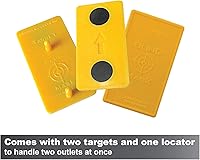 Vista 2 de Calculated Industries 8120 Plug Mark Drywall Electrical Box Cutout Locator for Existing Electrical Outlets in Rehabilitation and Replacement Work