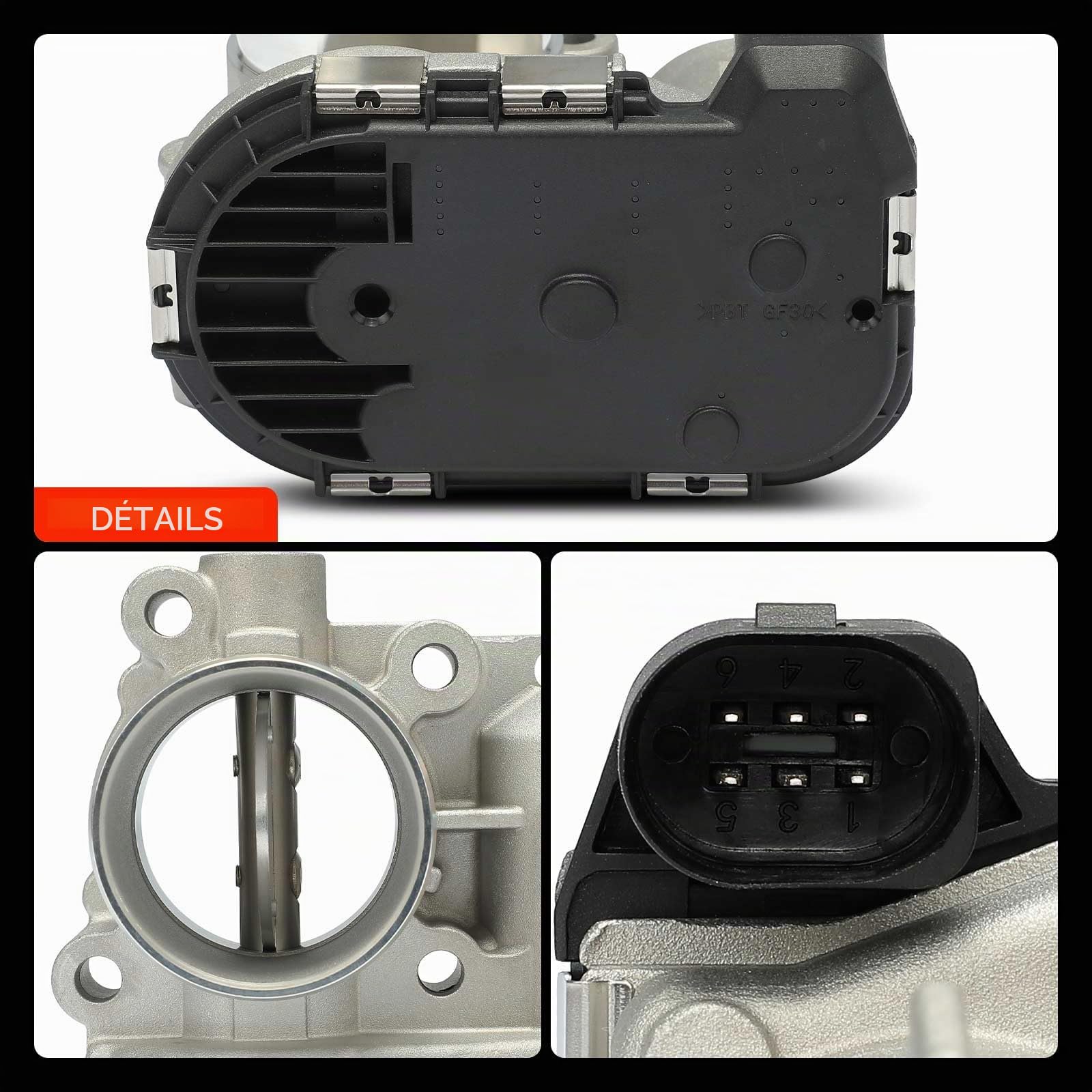 Frankberg Corps de papillon 8200330810 | Compatible avec: Boîte Trafic II FL, Koleos I HY, Trafic II plateau/châssis EL, M.e.g.a.n.e II Break KM0/1