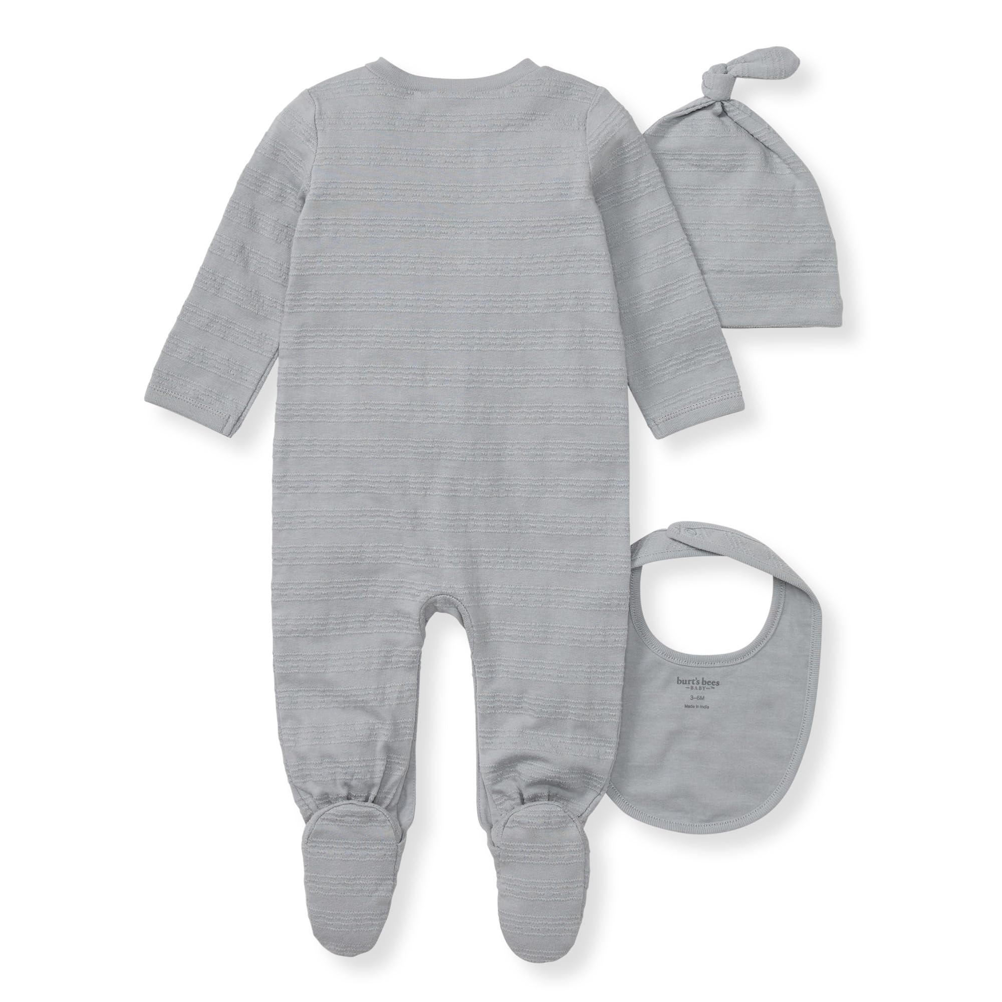 Burt's Bees Baby Zestaw dla niemowląt i małych dzieci Niemowlęta - chłopcy Jumpsuit, 100% Organic Cotton One-piece Romper Short Or Long Sleeve Shortall Coverall