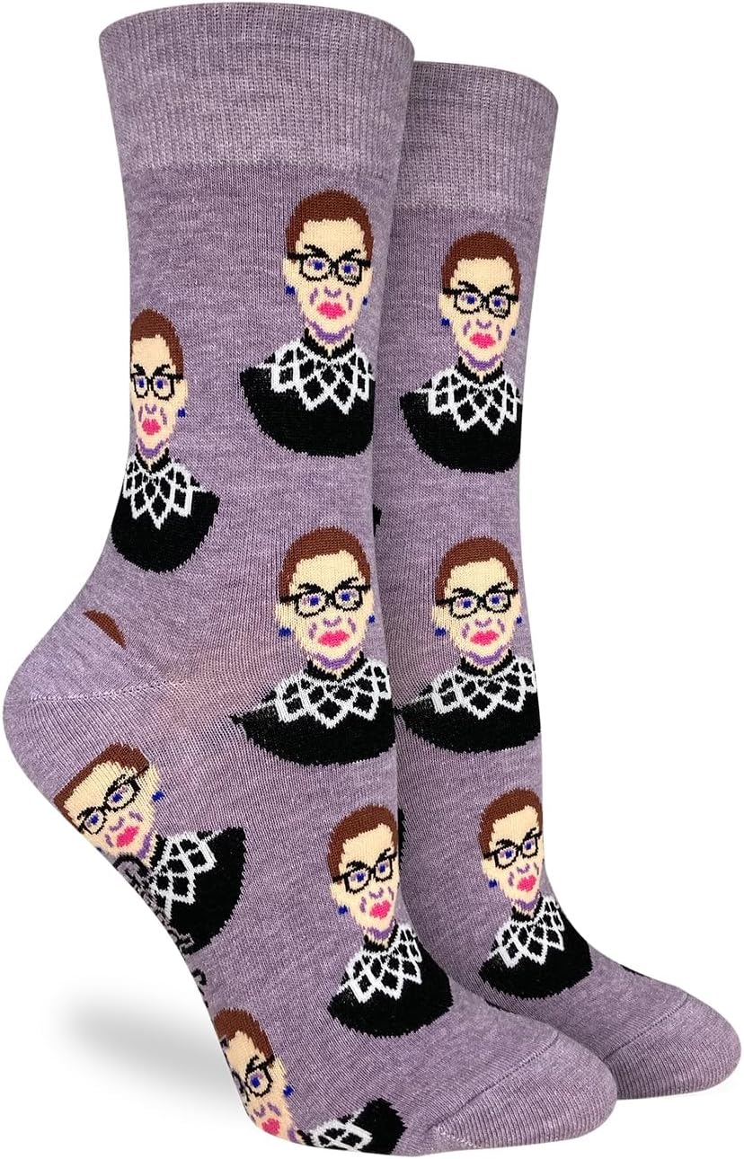 Good Luck Sock Women's Ruth Bader Ginsburg Socks, Adult