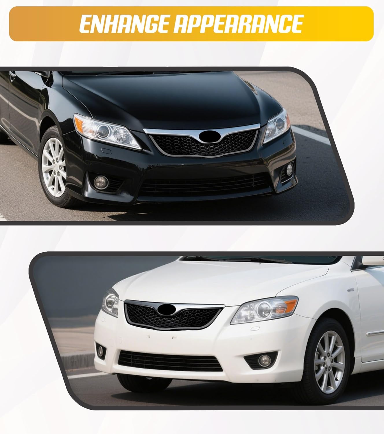 Front Bumper Grille Grill Compatible with Toyota Camry SE 2010 2011 ABS Direct Replacement Parts 5310106200C0