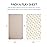 Pack and Play Sheets for Baby Boy and Girl 2 Pack, Neutral Muslin Cotton Pack N Play Mattresses Sheet 27x39, Muslin Nursery Bedding Soft and Breathable Comfort (Hopping Bunnies & Beige)