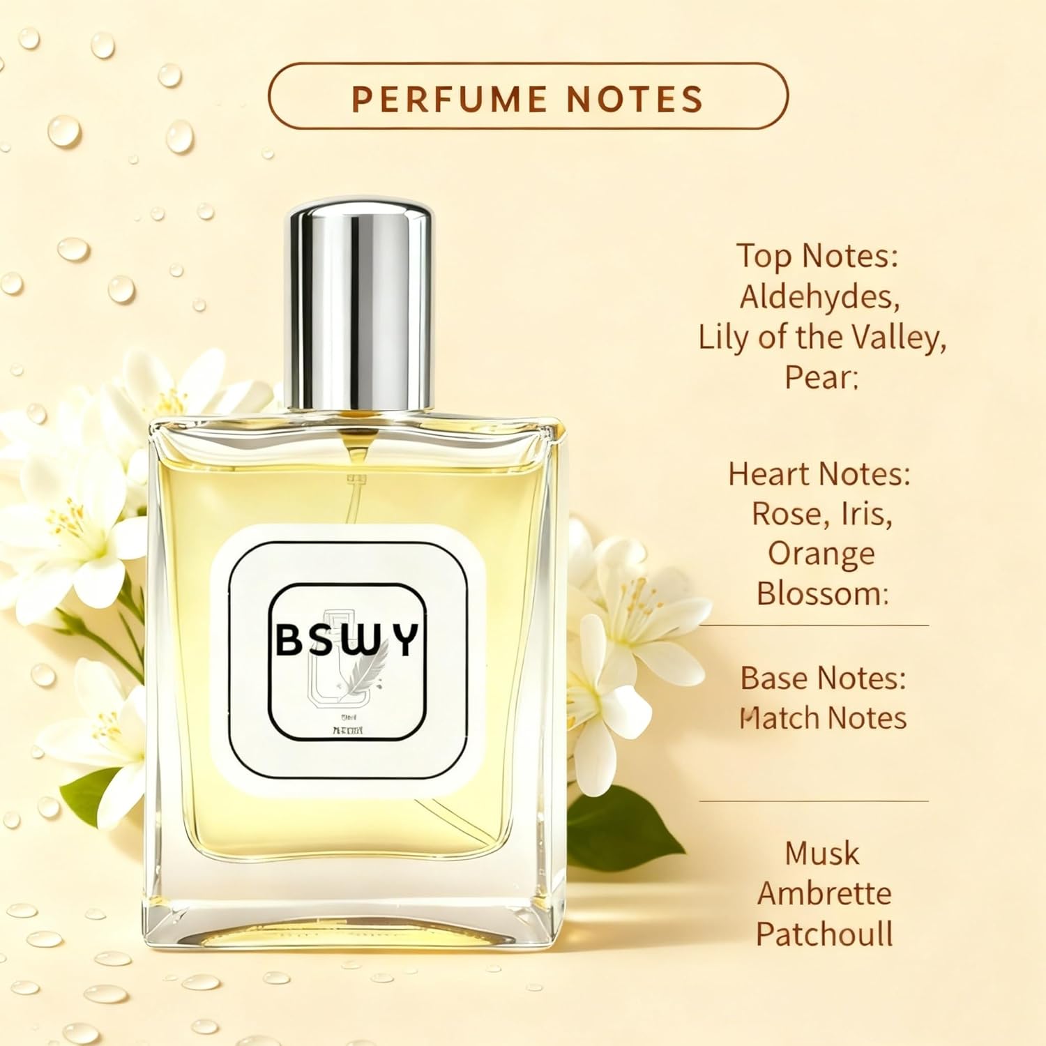Vanilla Perfume for Women, Eau de Parfum - Bergamot, Orange Blossom, Tuberose, Jasmine, Cedarwood and White Musk Notes - Long Lasting Perfumes for Women, 1.69 Fl Oz / 50 ml - Image 2