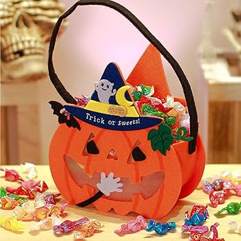 Amazon | ハロウィンかぼちゃバケツ、かぼちゃキャンディー