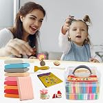 Aestd-ST Polymer Clay 50 Colors, Oven Bake Modeling Clay for Kids | DIY Starter Kit, 20 Sculpting Tools & Accessory, Easy to Shape, Non-Sticky, Color, Storage Box, Gift for Kids & Artists