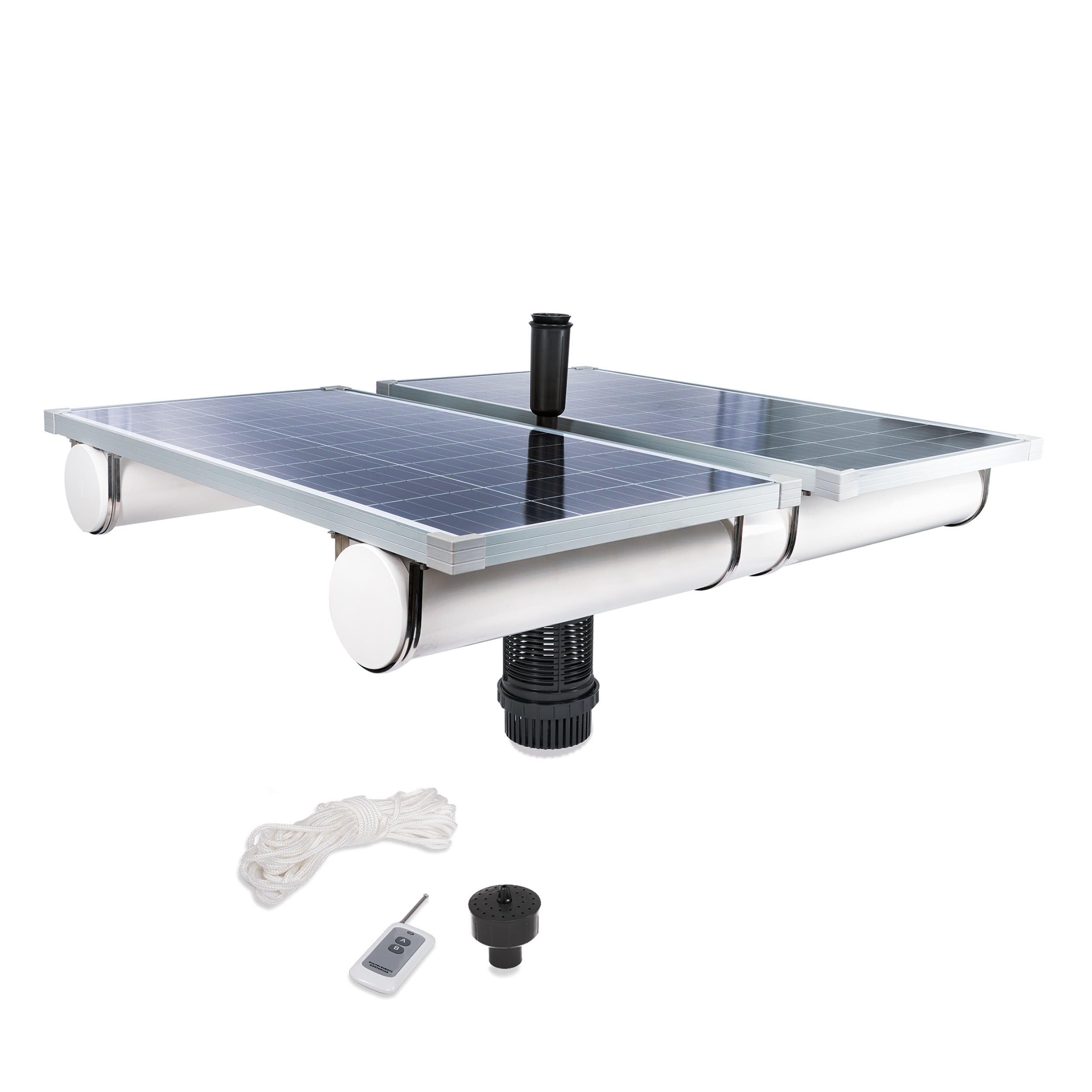 Esotec schwimmender Solar Fischteichbelüfter 160/5000 Profi Power, Fernbedienung, 5050l/h, Teichbelüftung, Teichbelüfter Komplettset 101847