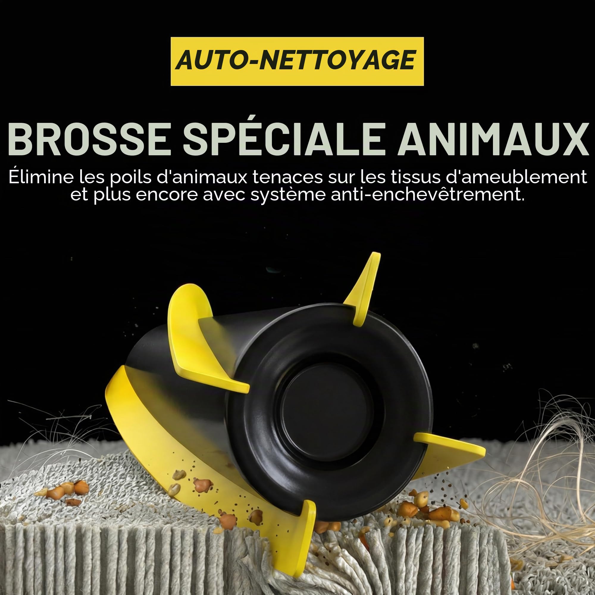 UltraCyclone Pet Pro Plus Aspirateur à main Shark sans fil, aspiration puissante, pour voiture et maison, brosse électrique suceur plat brosse à récurer