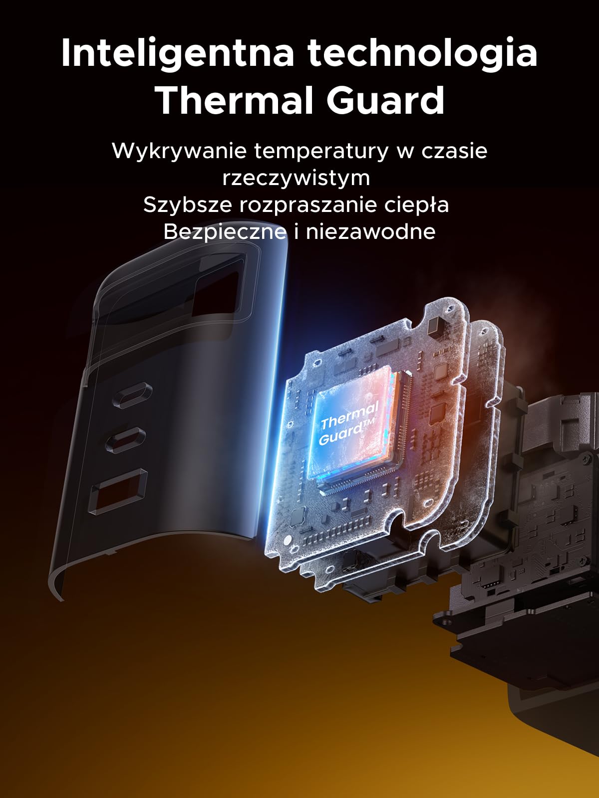 UGREEN Nexode Ładowarka USB-C 100W z chowanym kablem, 4-portowy zasilacz GaN ładowania laptopa, kompatybilna z MacBookiem Pro/Air, serią Galaxy S-A, iPhone'em 16-8, iPadami