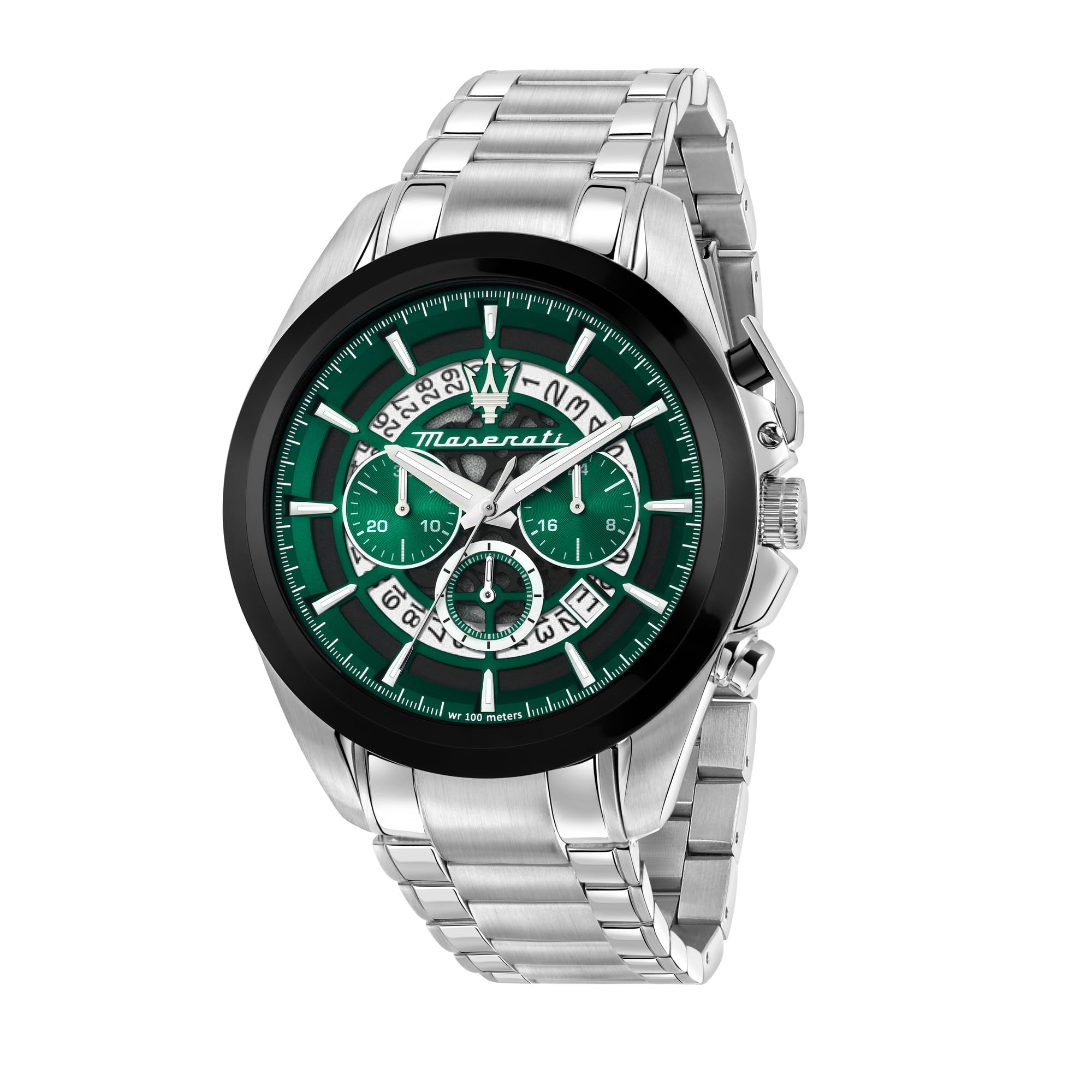 Maserati Stainless Steel Sport Chronograph Date Small Seconds Analog Dial Color Skeleton Watches For Men - R8873612060, Band Color-Silver, Dial Color-Multicolour (B0CVL7K6QC) Amazon Price History, Amazon Price Tracker