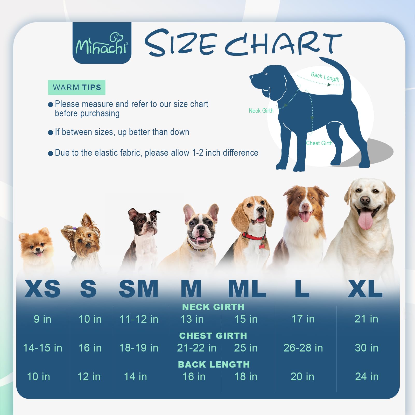 Mihachi Turtleneck Dog Jumper, Dog Sweater Winter Coat Apparel Classic Cable Knit Clothes with Leash Hole for Cold Weather - Image 2