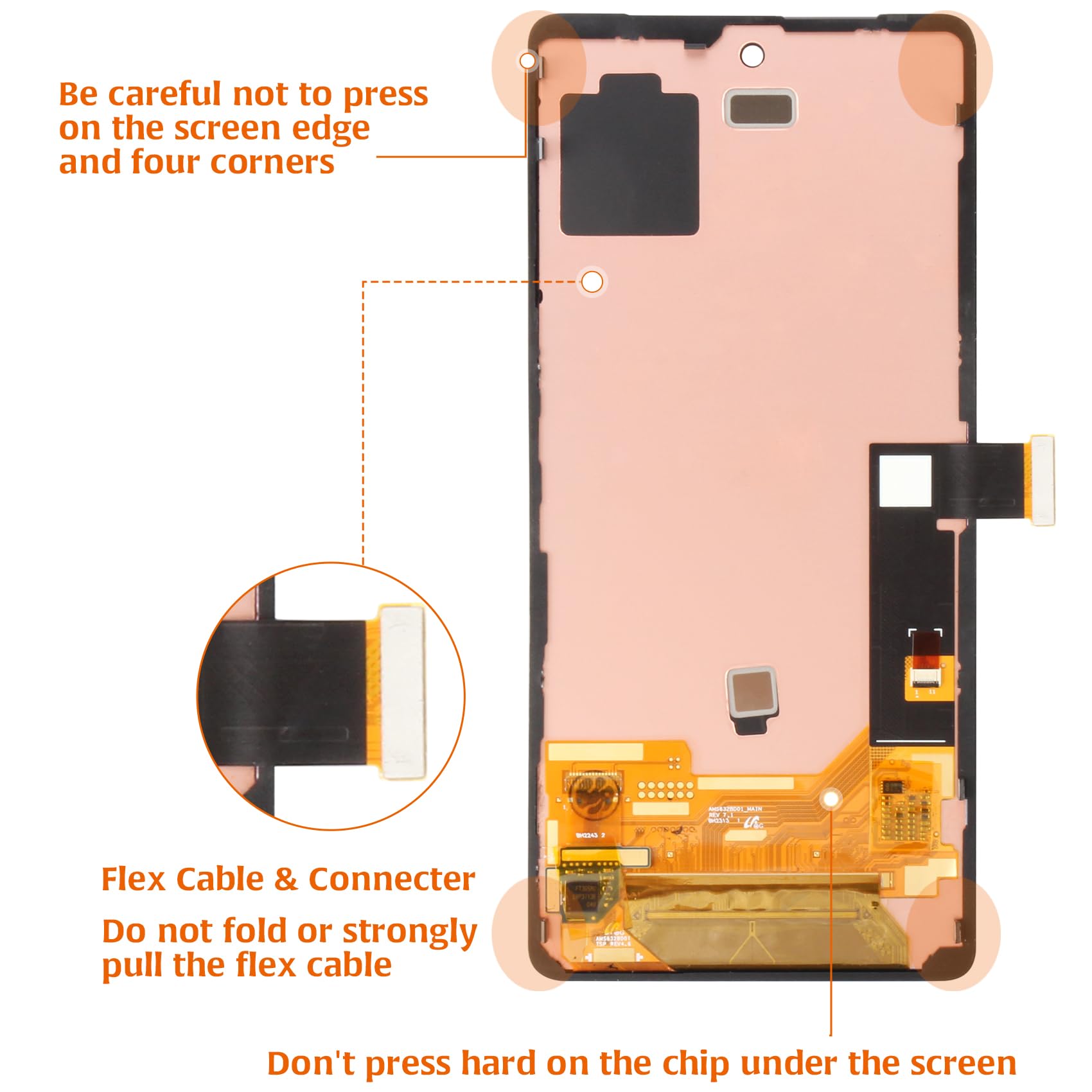 Amazon.com: Olivechard OLED for Google Pixel 7 Screen Replacement