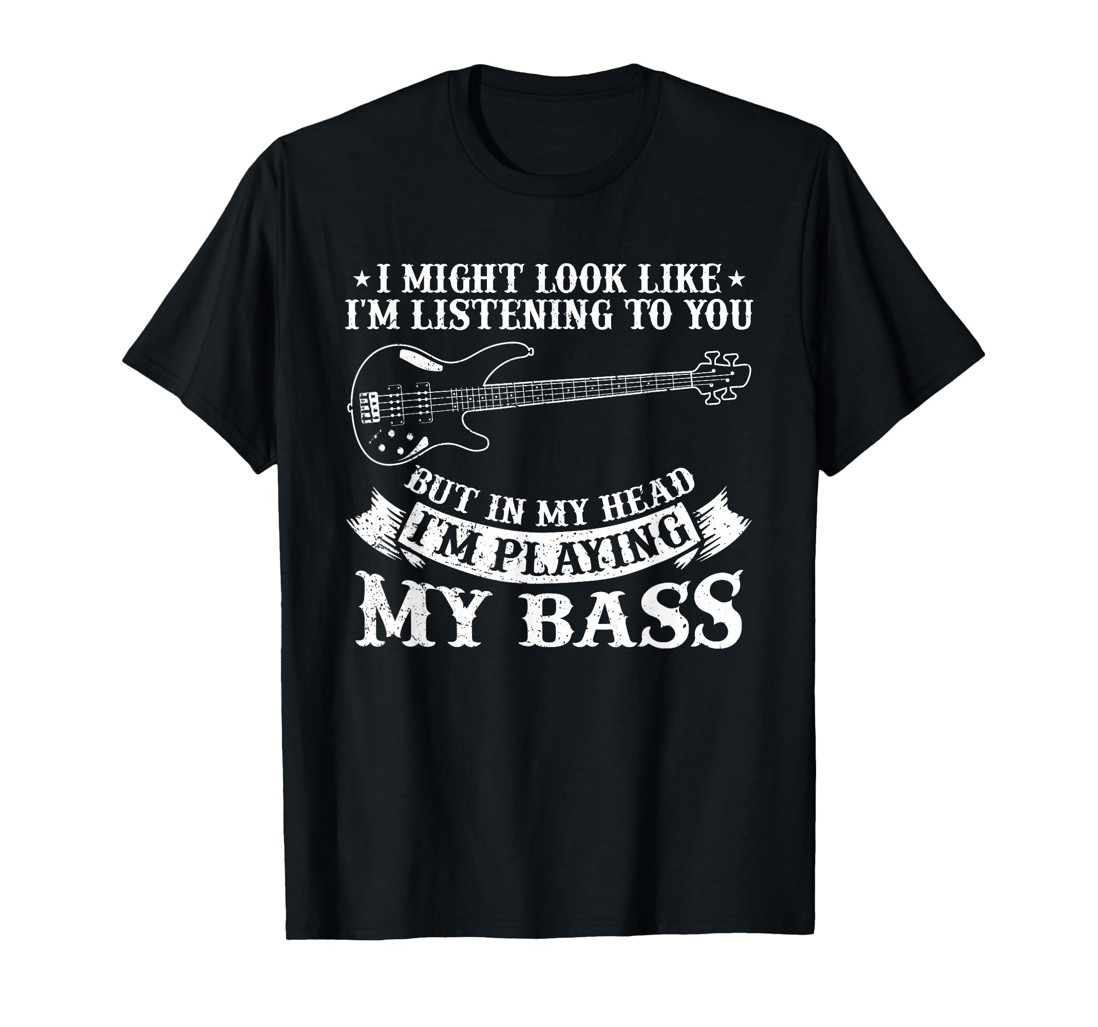 Funny Bass Guitar Lover Graphic Women and Men Bass Player T-Shirt