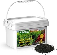 FZONE Aquarium Soil for Planted Tanks - Nutrient-Rich, Dust-Free Substrate, pH Stable, Shrimp & Fish Safe (3mm, 8L Black)