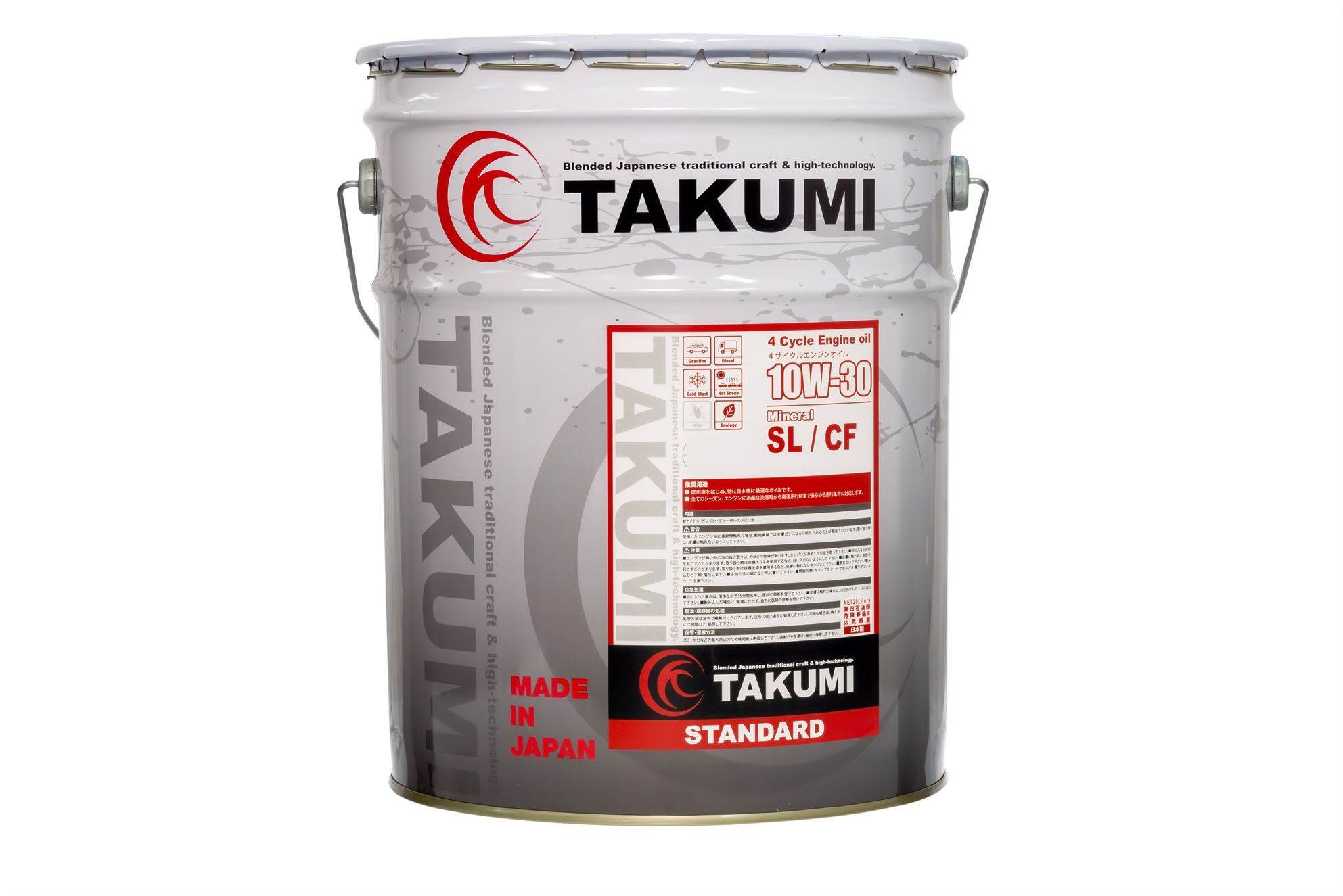 Amazon | TAKUMIモーターオイル STANDARD【10W-30】 エンジンオイル/旧