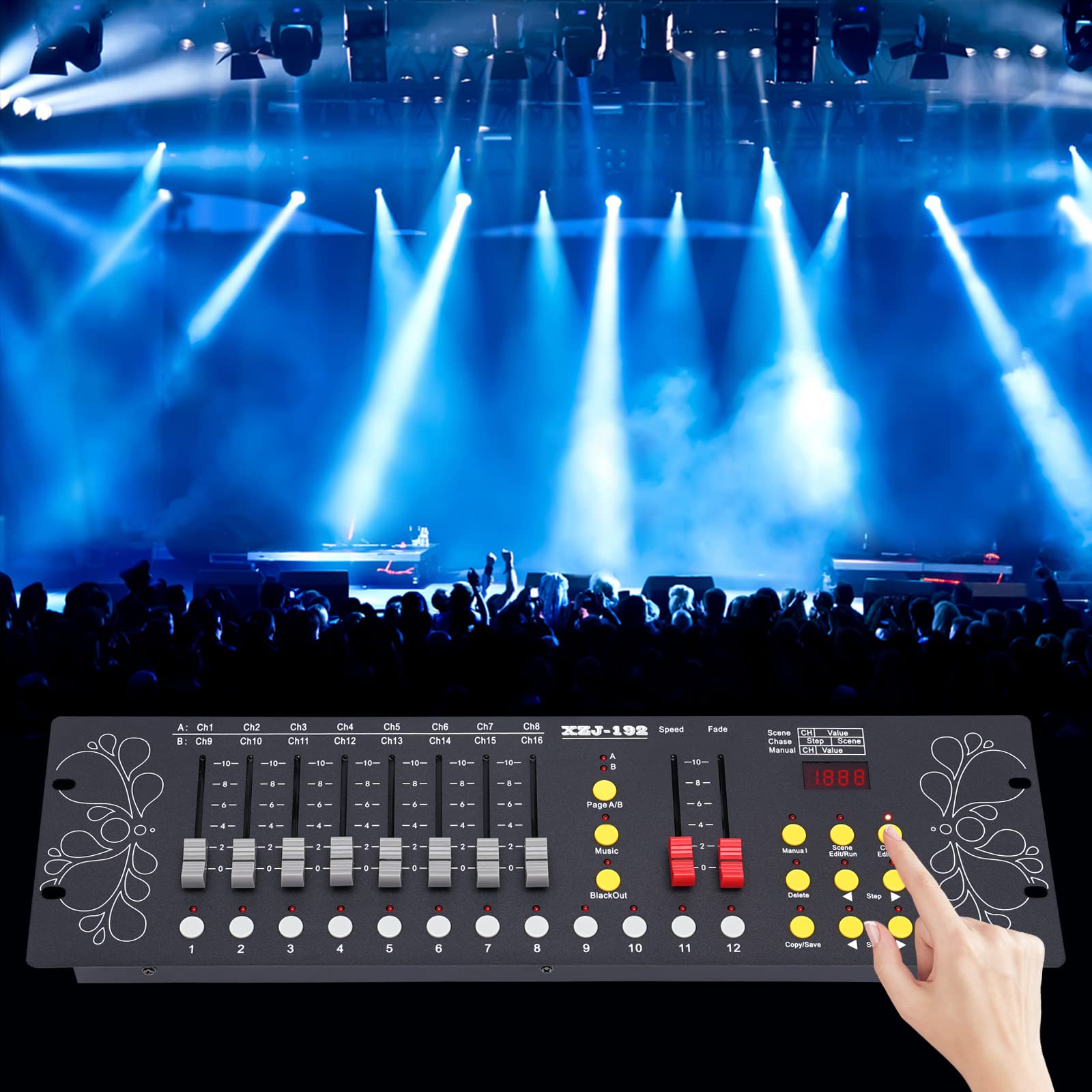 Dmx Light Controller Computer Program DMX Controller, Premium DMX Stage Lighting Controller Program,