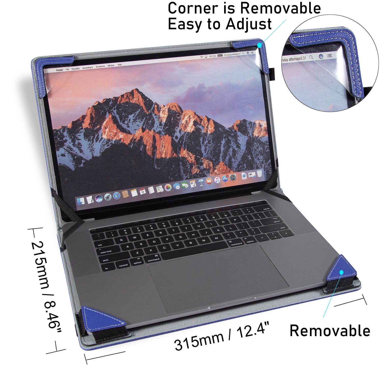 Custodia protettiva per Dell Pro 13 Plus, Pro 13 Plus 2 in 1 PB13250, PB13255 Laptop Notebook PC Stand Carry Case Sleeve