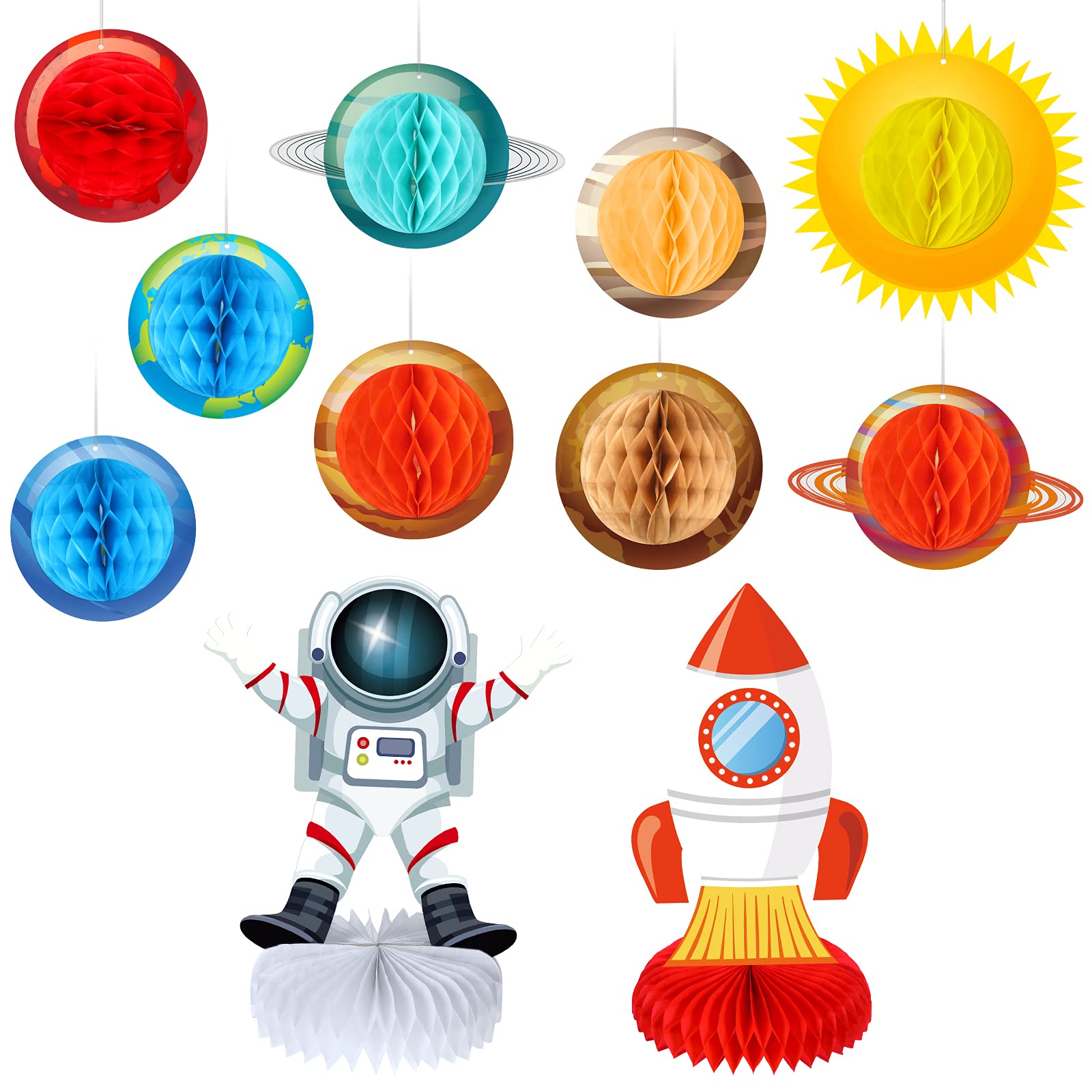 Buy 11 Pieces Outer Space Decorations Solar System Hanging Decorations Galaxy