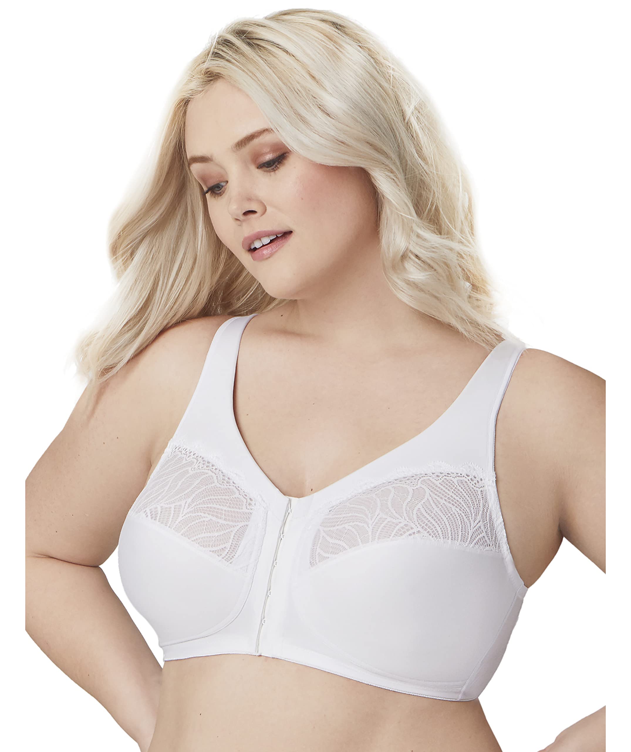 Glamorisewomens Magiclift Natural Shape Bra Wirefree #1210 Full Coverage Bra (pack of 1)