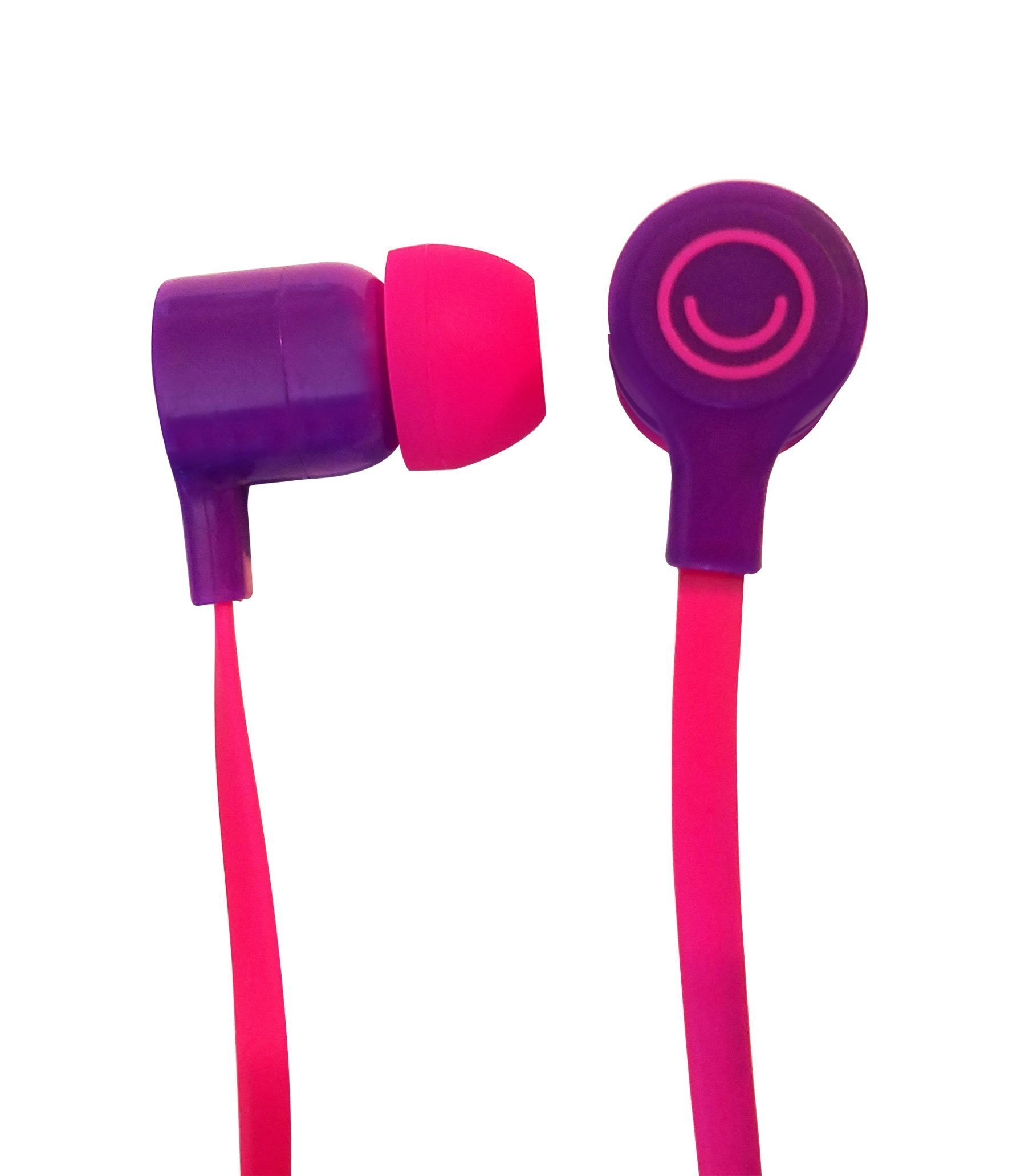 Kidnect Ear Safe 4 Kids Earphones with Travel Case Pink & Purple