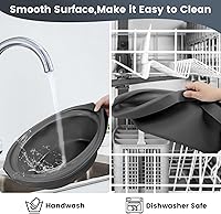 Vista 7 de Slow Cooker Liners fit Crock Pot 7-8 QT,Maywe Tanso for Crock Pot Liners For 7-8 Quart Oval Slow Cookers,Reusable & Leakproof Silicone Slow Cooker