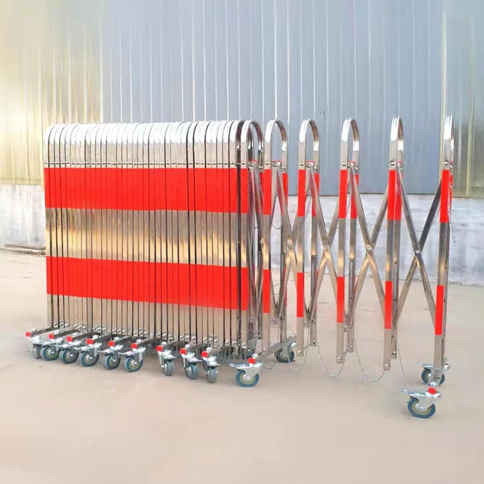 Barrière de sécurité extensible pour écoles et chantiers