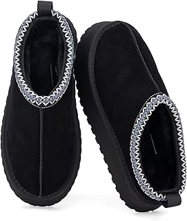 Mishansha Sapatos de Estar em Casa para Mulher, de Inverno, Antiderrapantes