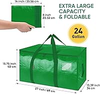 Vista 2 de BALEINE - Paquete de 8 bolsas de mudanza extragrandes, con asas reforzadas, bolsa de almacenamiento resistente para ropa, suministros de mudanza