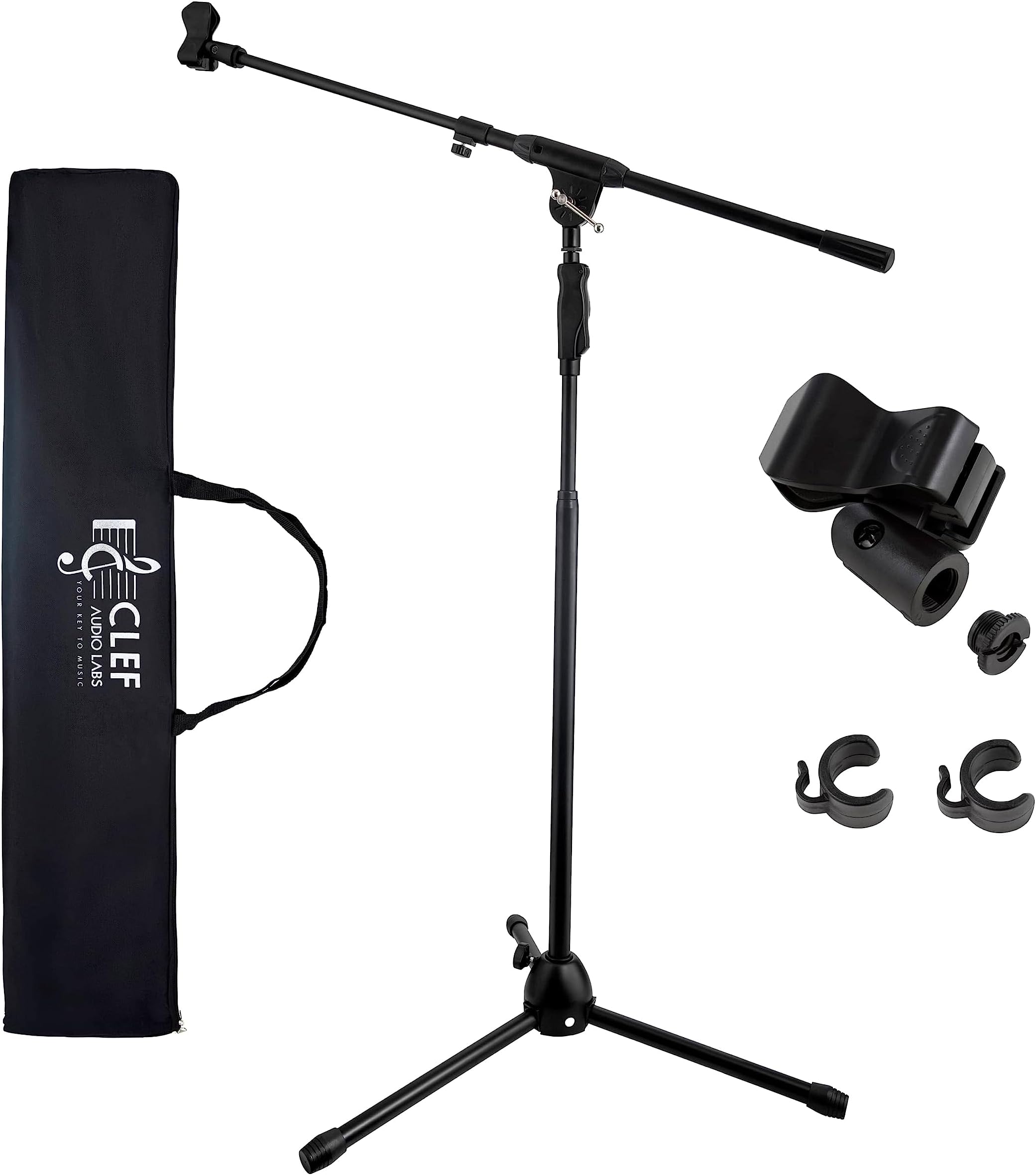 DR Pro Tripod Mic Stand with Telescoping Boom Musical