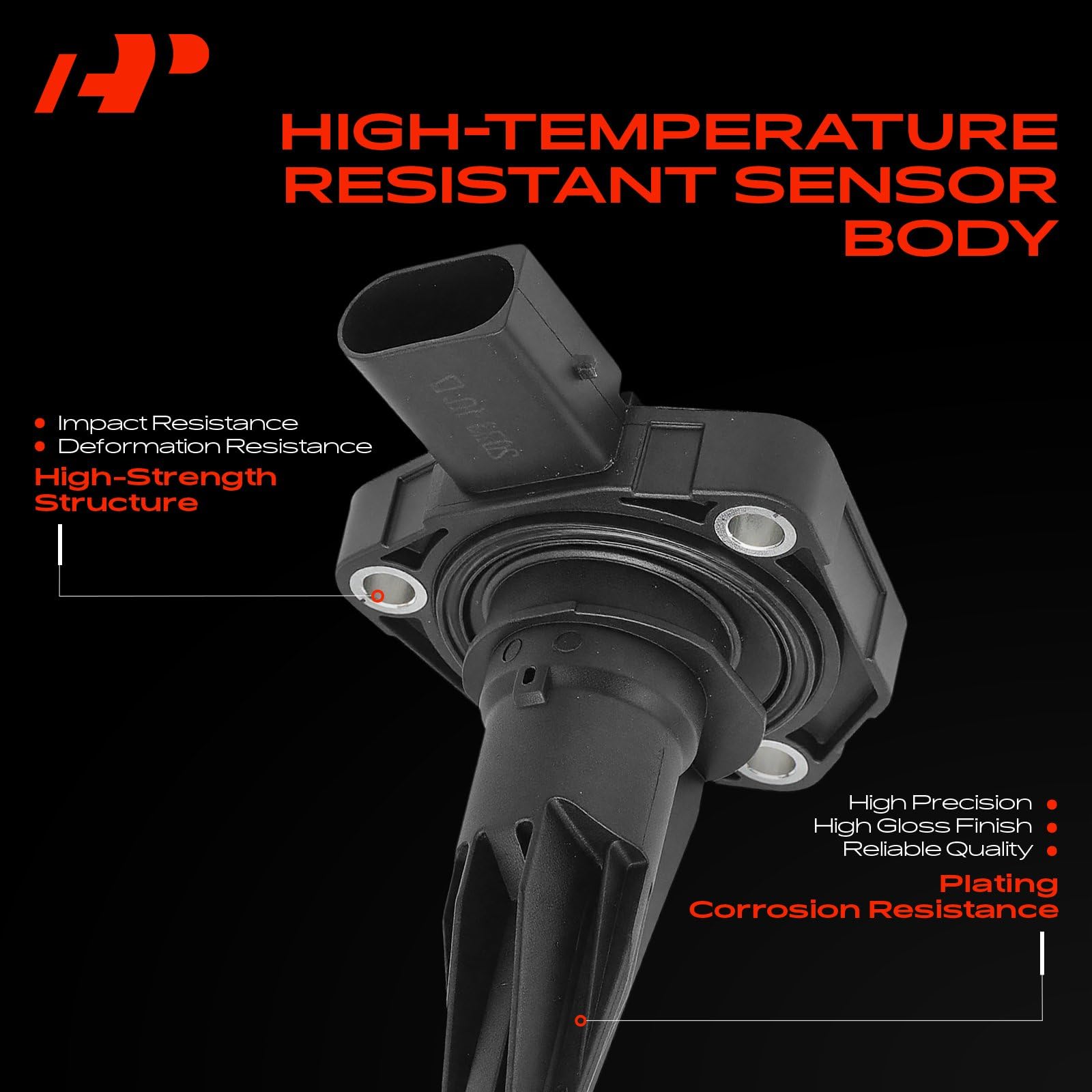 A-Premium Sensor de nivel de aceite del motor compatible con BMW X5, X1, 750i, 750i xDrive, X6, X7, X2, Alpina B7, i8, M550i xDrive, M850i xDrive, M850i xDrive Gran Coupe y Mini Cooper, Cooper Clubman