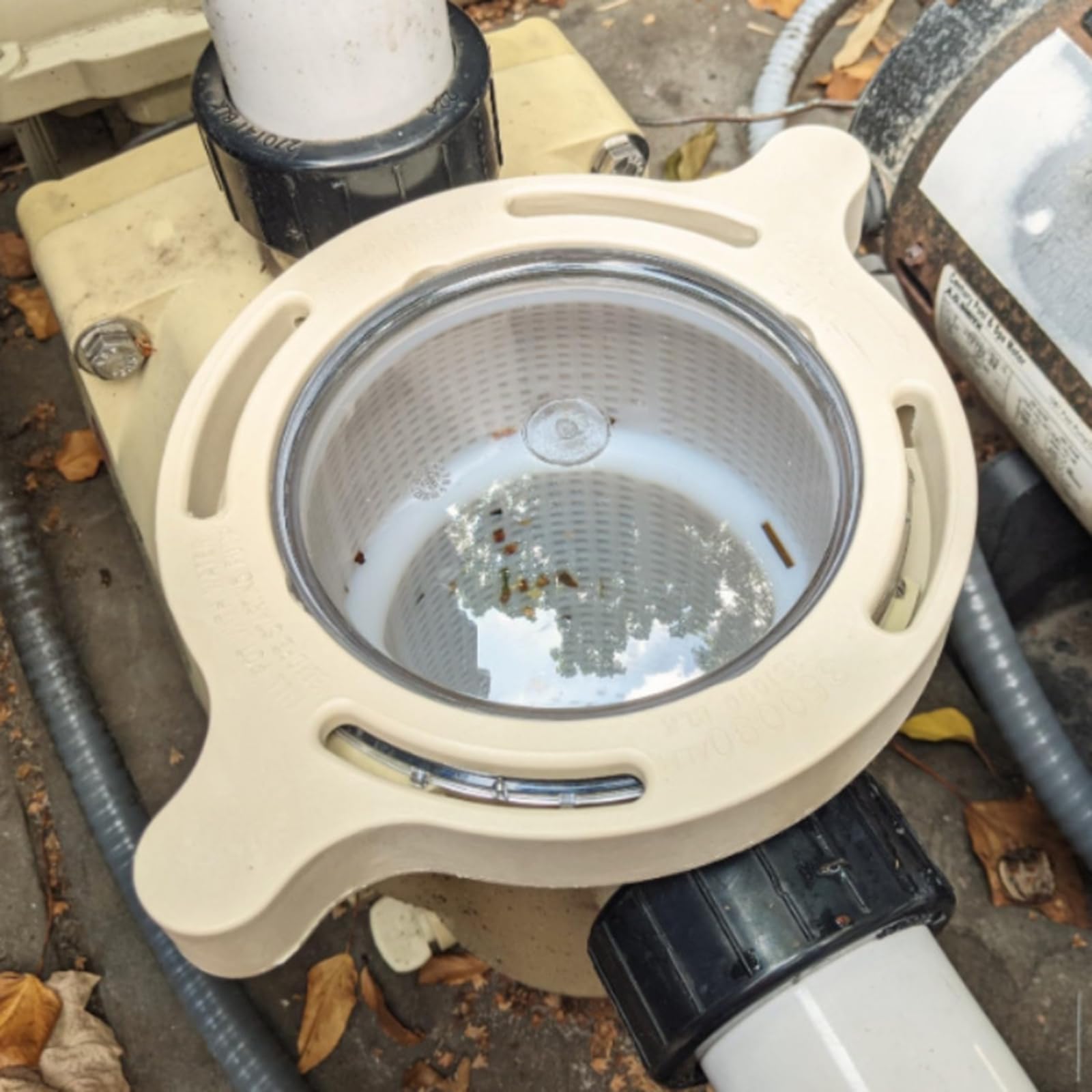 Set di coperchi e morsetti per pompa da piscina, facili da installare, resistenti alla corrosione, design a prova di perdite, coperchio per sistemi interni, guarnizione O-Ring, componenti per piscina
