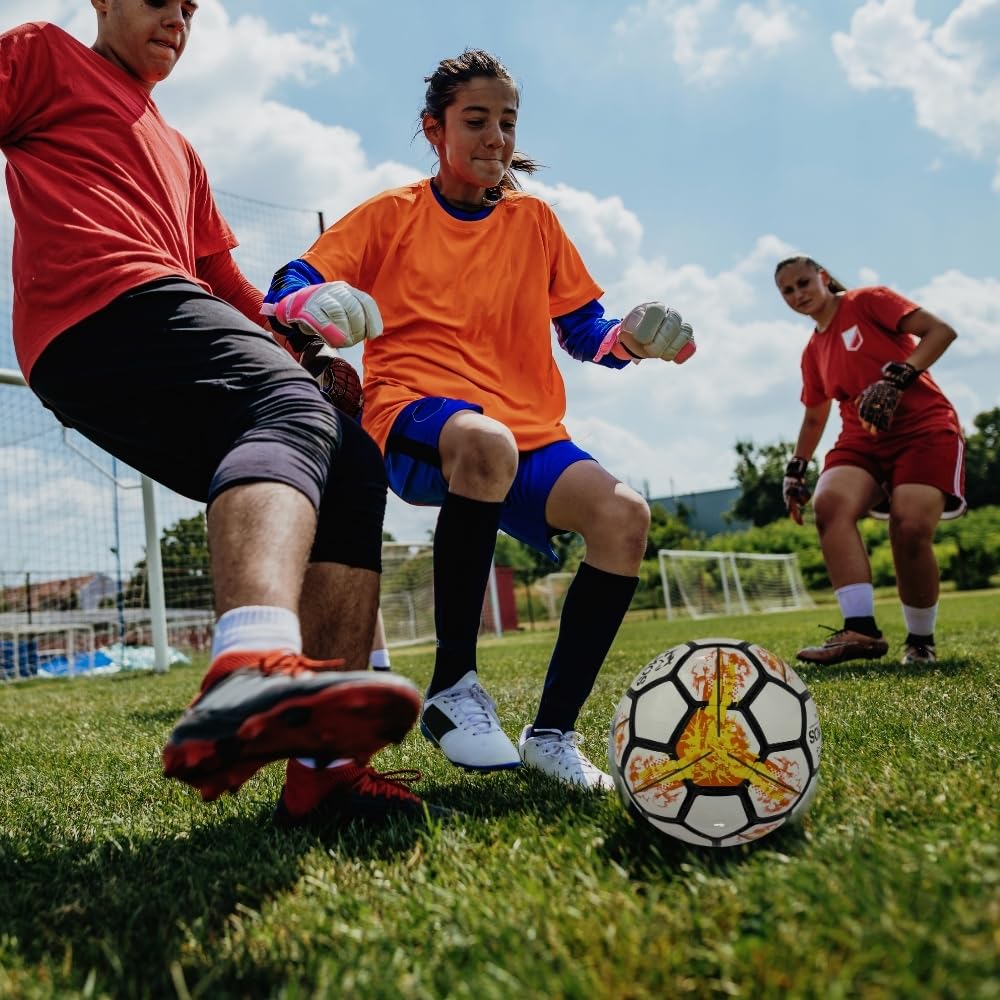 Almos Ultra Soccer Ball – for Club Match, Training, Match Performance, Indoor & Outdoor Soccer, Suitable for Grass & Astro | 32 Panel, Butyl Rubber Bladder | Size 5 for Youth & Adult Soccer Players |