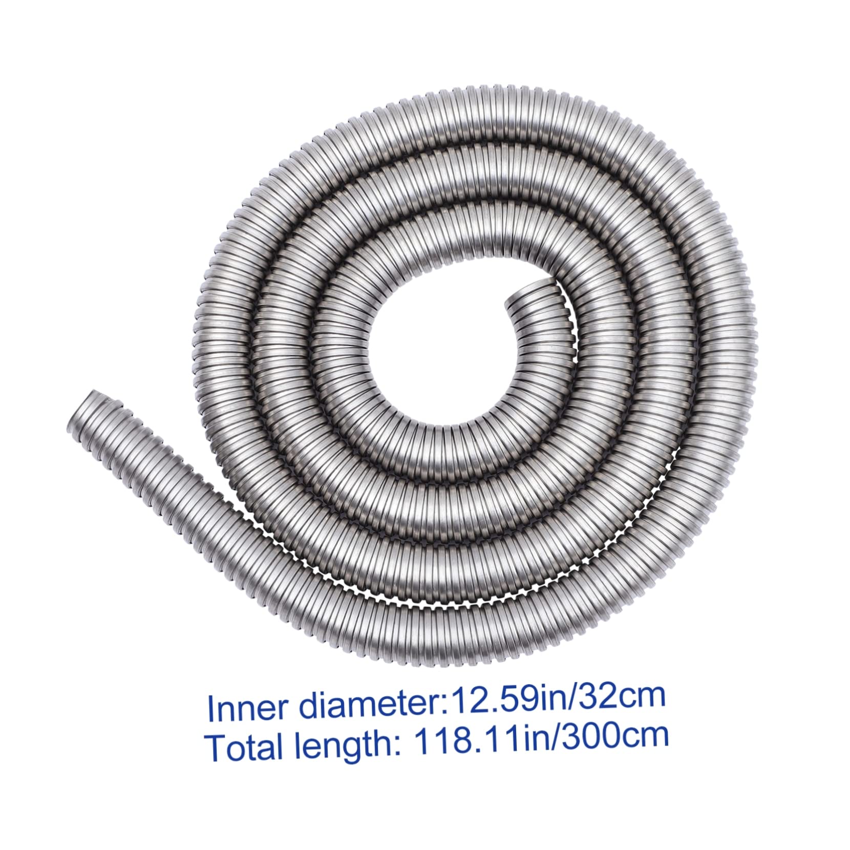 Protezione Cavi Flessibile in Acciaio Inox 304 per Cavo | Argento, Resistenza All’usura, Barriera Aggiuntiva, Uso su Scrivania e Auto, Adatta a Proprietari di Animali