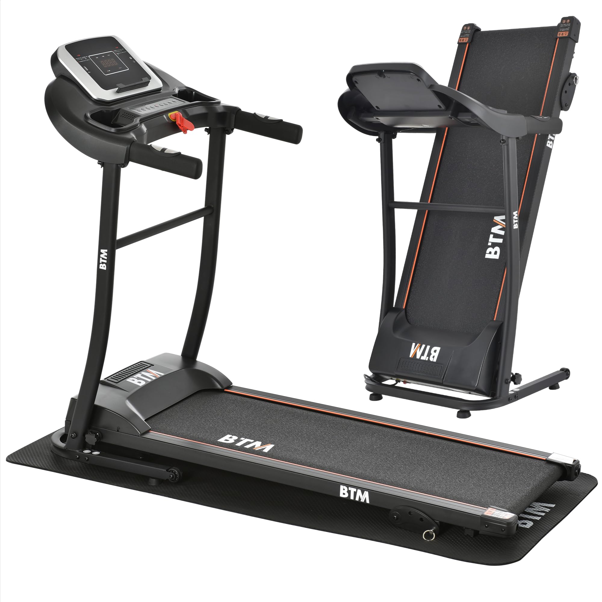 Amazon | 電動ランニングマシン ルームランナー MAX12km/h マット付き  