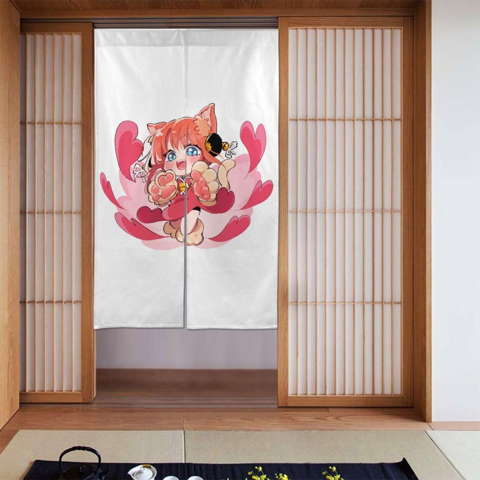 銀魂 神楽 ロングスクエア缶バッジ 花鳥風月 J-WORLD 銀魂 ロング