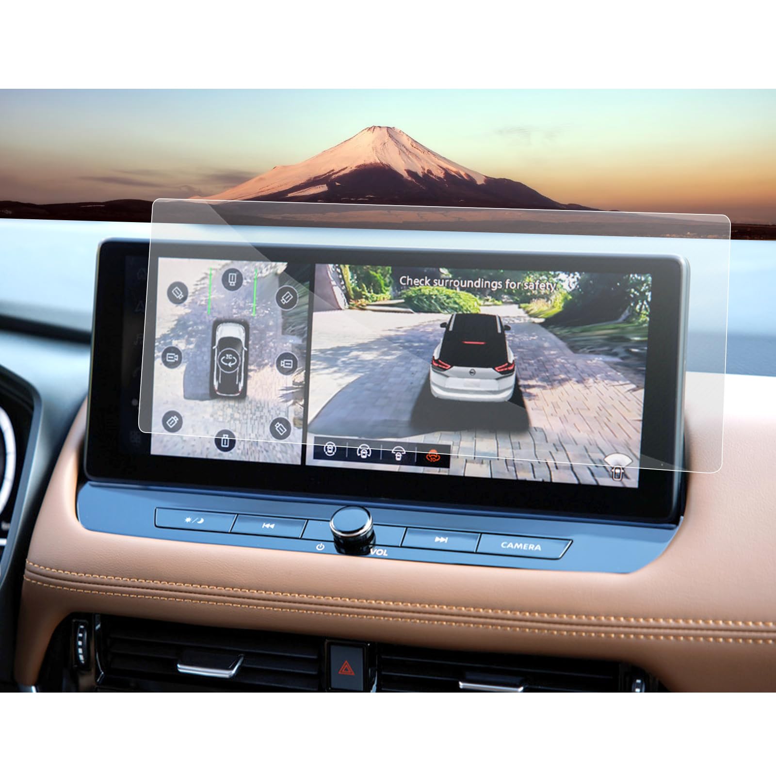 Fit for 2024 Nissan Rogue T33 Screen Protector for 2024 Rogue SL/Platinum Accessories [2PCS Nano] Screen Protector for 2024 Rogue 12.3 Inch Touch Screen Protector 2024 Rogue T33 Navigation Display Screen Protector